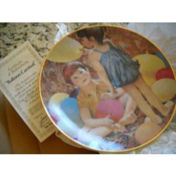 12 Plate Set of Hamilton Collection The Summer Days of Childhood Thornton Utz - Picture 12 of 12